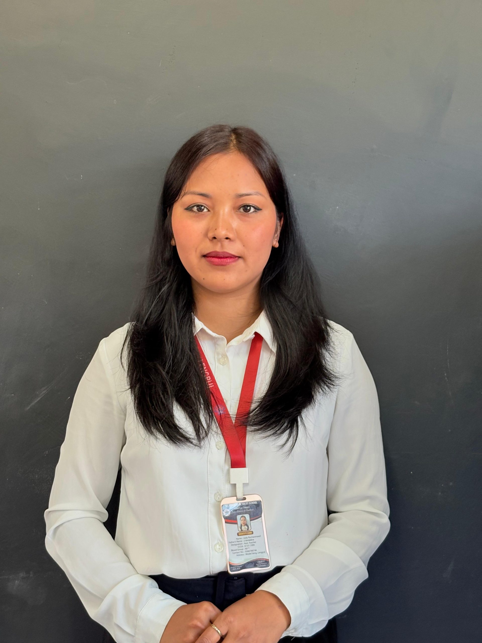 MISS JUDY,CLASS TEACHER OF CLASS-VII